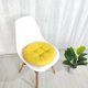 thumbnail image 1 of suxuMhao Cojín de Asiento Circular, 2 Packs de Cojín Redondo para Asiento de Silla, Cojín de Lino-algodón para Silla de Escritorio, 18 Pulgadas de Diámetro x 3.5 Pulgadas de Altura, Amarillo, 1 of 4