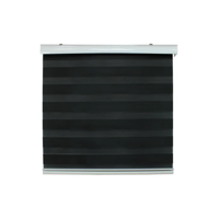 Genérico - Cortina Roller Duo Zebra Día Noche 150X200Cm Negro