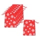 thumbnail image 1 of 6 Bolsas De Regalo Navideñas De Arpillera Con Cordón, 14 X 10 Cm, Lavables, Color Rojo, 1 of 5