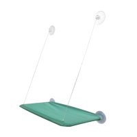 Magideal - Hamaca Para Ventana De Gato, Cama Colgante Para Gato Con 2 Ventosas, Hamaca Para Gato Con Ventana De Balcón, Estante Para Gato, Percha Para Ventana De Verde