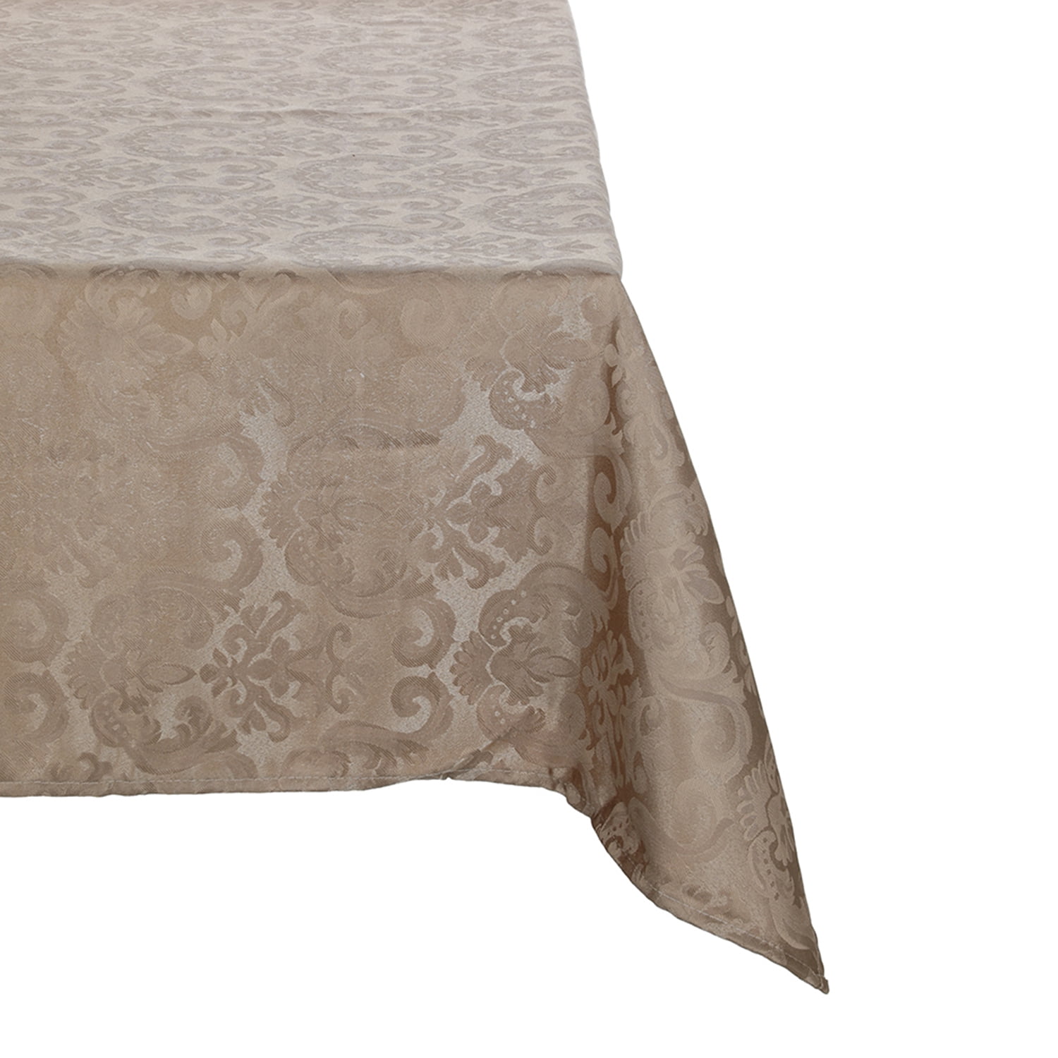 Sueño Blanco - Mantel Rectangular Flor De Lis Café