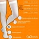 thumbnail image 2 of Medias Antiembolicas Compresion Cranberry blanco XL, 2 of 9