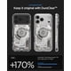 thumbnail image 4 of Funda Spigen Ultra Hybrid MagFit transparente para iPhone 17 Pro, 4 of 7