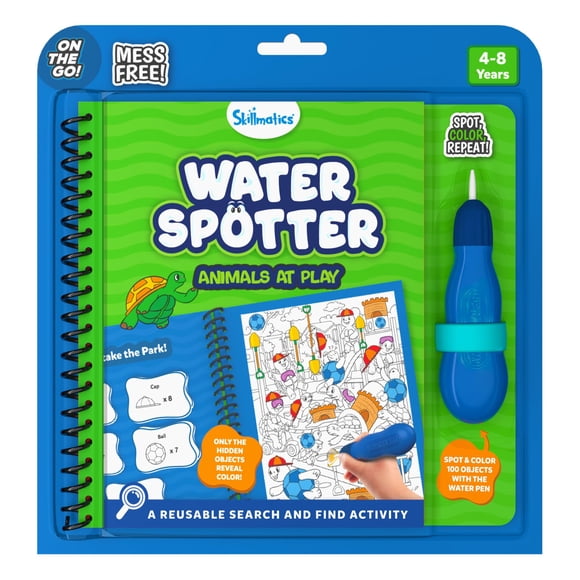 Libro de actividades Skillmatics Water Spotter Reusable Search & Find