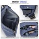 thumbnail image 2 of Bolsa de viaje WANDER PLUS® Antirrobo con bandolera azul para mujeres y hombres, 2 of 6