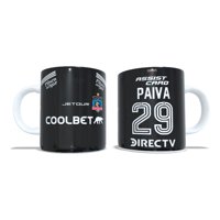 Arumistorechile - Tazon Taza + Porta Vaso Colocolo 2024 Negra Guillermo Paiva