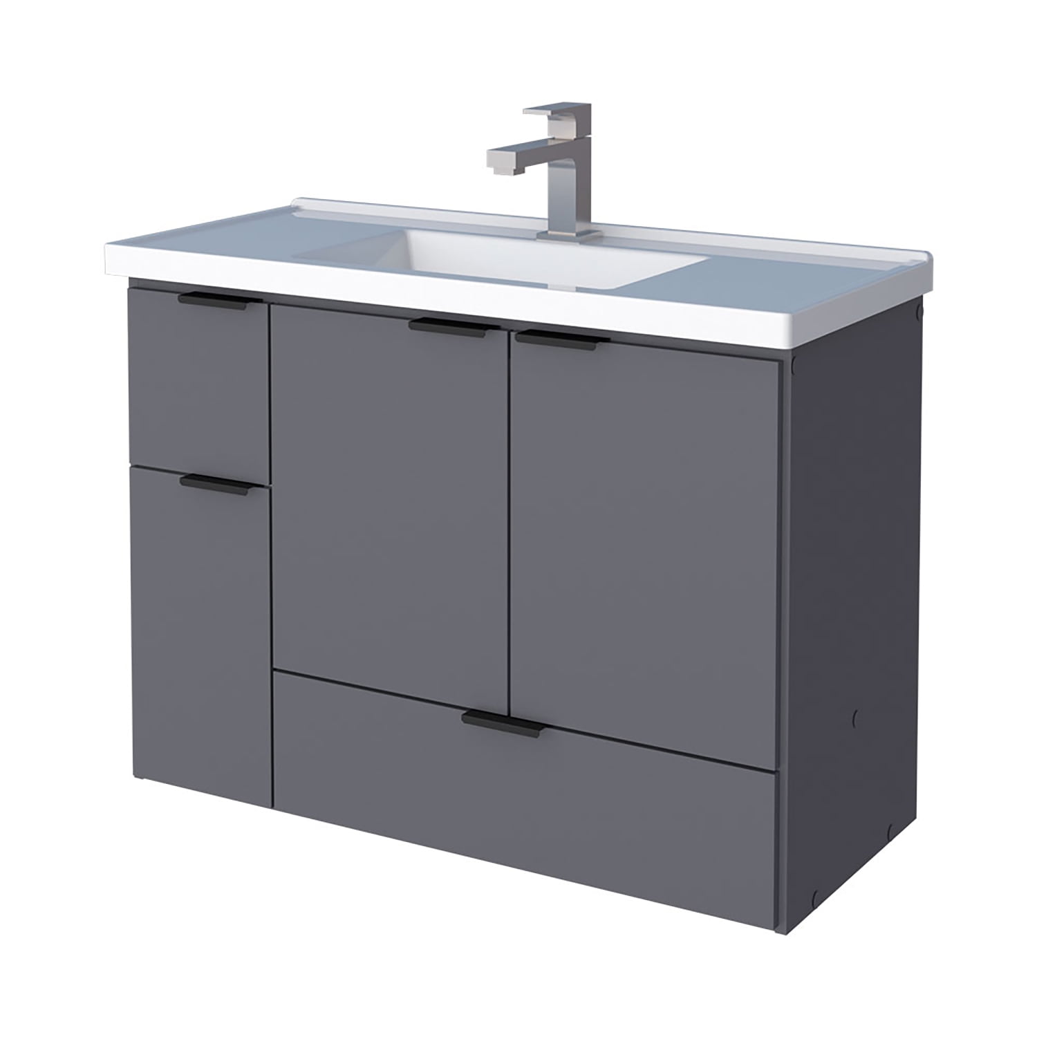 Vekka Home - Vanitorio Aereo Orquedea 80 Grey