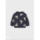 thumbnail image 1 of Pullover estampado azul marino 2 años, 1 of 3