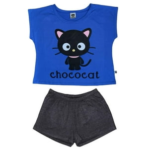 Hello Kitty - Pijama Mujer Chococat Azul M