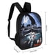thumbnail image 2 of Thriller de Terror Giallo-theme Backpack, Campus style schoolbag Bookbag with Adjustable Shoulder Straps And Large Zip Compartment, Unisex Travel Bags., 2 of 6