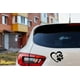 thumbnail image 2 of Sticker Garra Corazón Pata Perro Mascota Auto Camioneta, 2 of 3