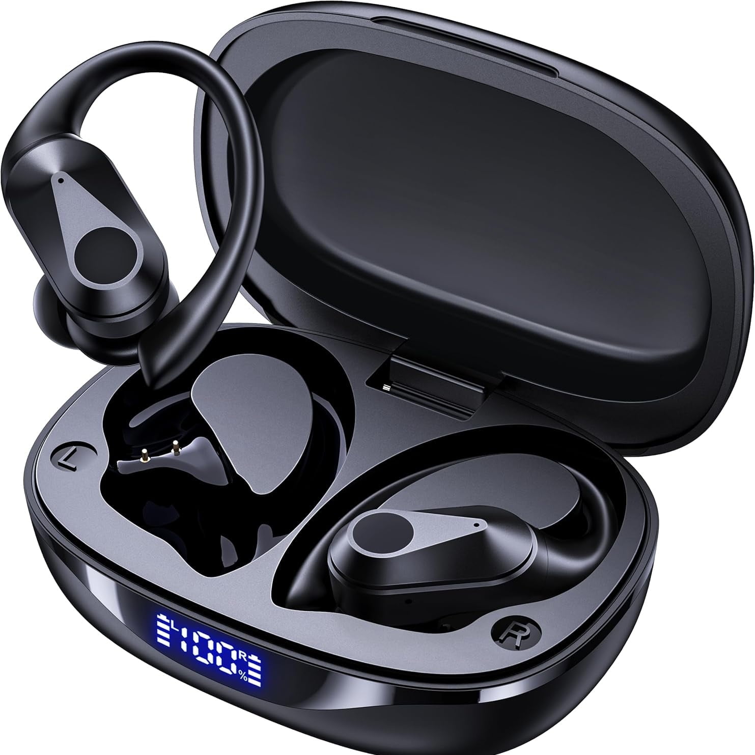 Aaronmei Auriculares Bluetooth Inalámbricos Negro