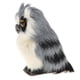 thumbnail image 3 of realista en cuclillas faux fur búho modelo animal figuras decoración del hogar gris, 3 of 5