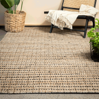Bazhars - Alfombra 190X290 Cm Nir Gcoast Natural Negro