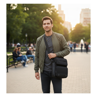 Genérico - Bolso De Hombro Oxford Para Hombres Mochila De Moda Bolso Cruzado Casual