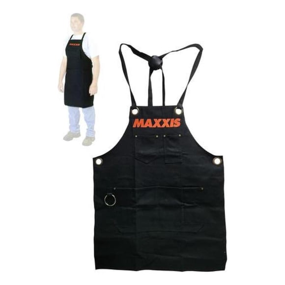 Pechera Maxxis Delantal Resistente Taller Mecánico Bicicleta Negro