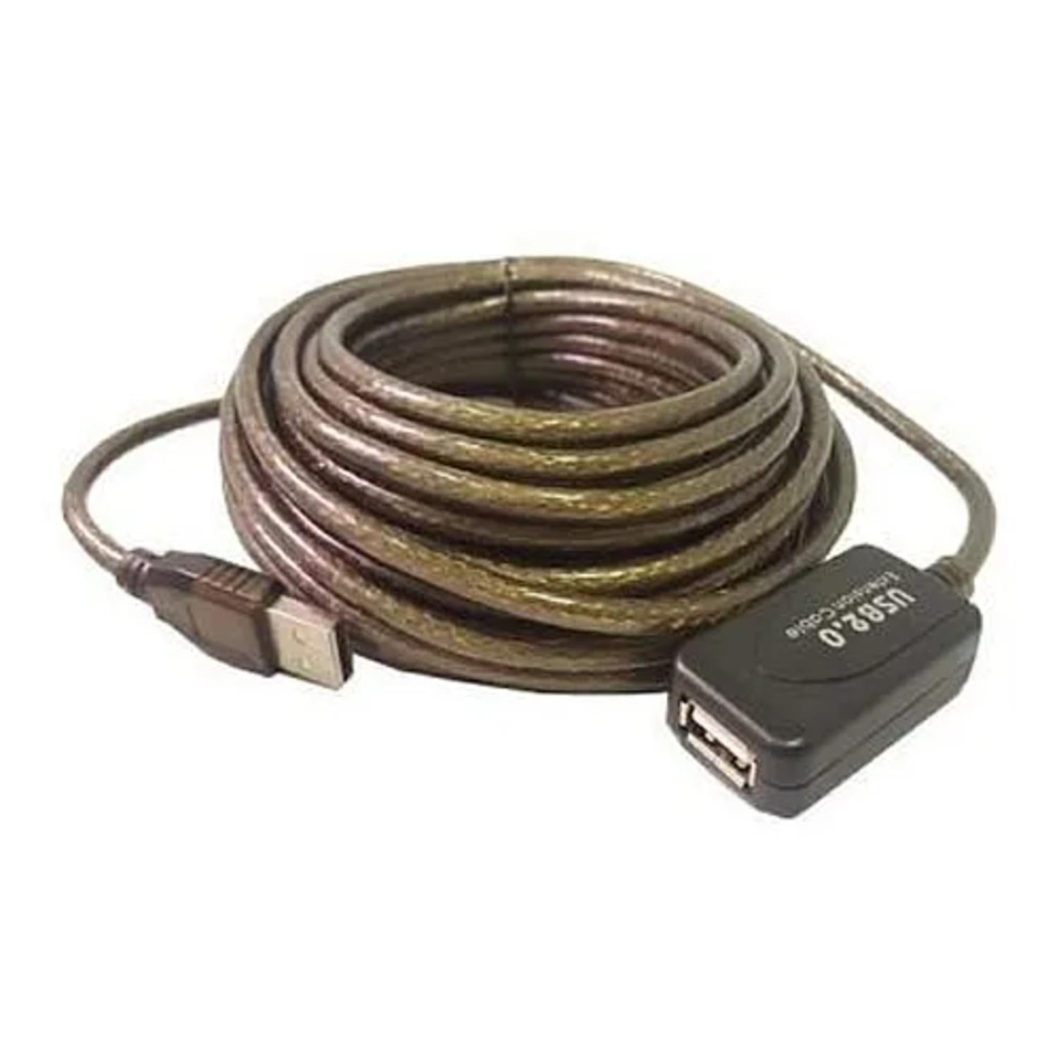 Cable Usb Activo Dm 5mts Cobre Azul
