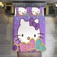 thumbnail image 1 of Hello Kitty Painting Bedding Set for Girls Kids Teen Tween Ultra Soft Microfiber Comforter Set Twin Size with 3-Pieces Comforters Bed Sets Bedroom Decor Bed Sheets, 1 of 5