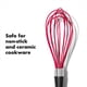 thumbnail image 3 of Whisk OXO Good Grips de silicona, 23 cm, color rojo, 3 of 9
