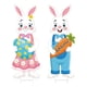 thumbnail image 2 of 2 Letreros De Pascua Para Patio, Carteles De Conejo De Pascua Para Suministros De Jardín, 2 of 3
