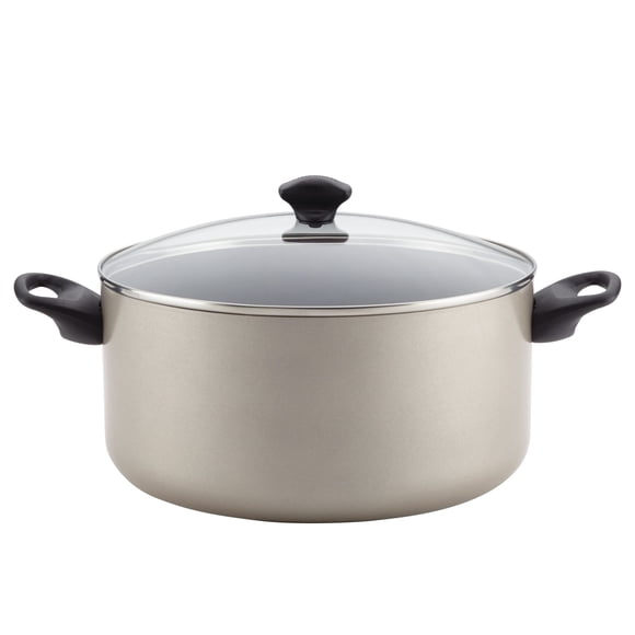 Olla de gran capacidad Farberware 10,5 L antiadherente color plata champán