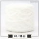 thumbnail image 1 of Xiao Hua Hilo suave para ganchillo, hilo mezclado, textura ultrasuave, ideal para artículos de bebé, bufandas, manualidades, perfecto para entusiastas del ganchillo y proyectos de bricolaje, blanco, 1 of 3