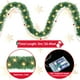 thumbnail image 2 of Guirnalda con diseño de árbol de Navidad, diseño Kingdder, preiluminada, con luces, 5 m, 2 of 3
