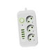 thumbnail image 2 of Regleta De Enchufes Múltiples, Adaptador De Carga Rápida De La UE Para Pared, Hogar, Oficina, Blanco 3, 2 of 5