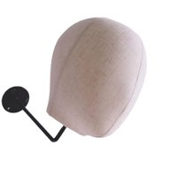 Ioensy - Soporte Para Peluca De Cabeza De Maniquí De Montaje En Pared, Modelo De Exhibición De Peluca, Soporte Para Peluca, Gorros Y Sombreros