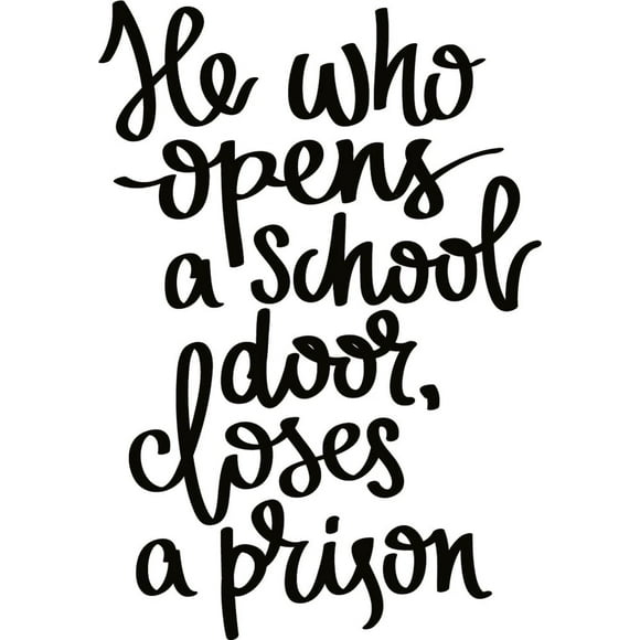 Decomural He Who Opens A School Door Teacher WS-46413