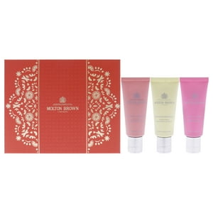 Molton Brown - Juego De Cuidado De Manos Floral Y Picante De Para Unisex: Crema De Manos Con Pimienta Rosa Ardiente, Crema De Manos Con Naranja Y Bergamota, Crema De Mano Con Nenúfar Celestial