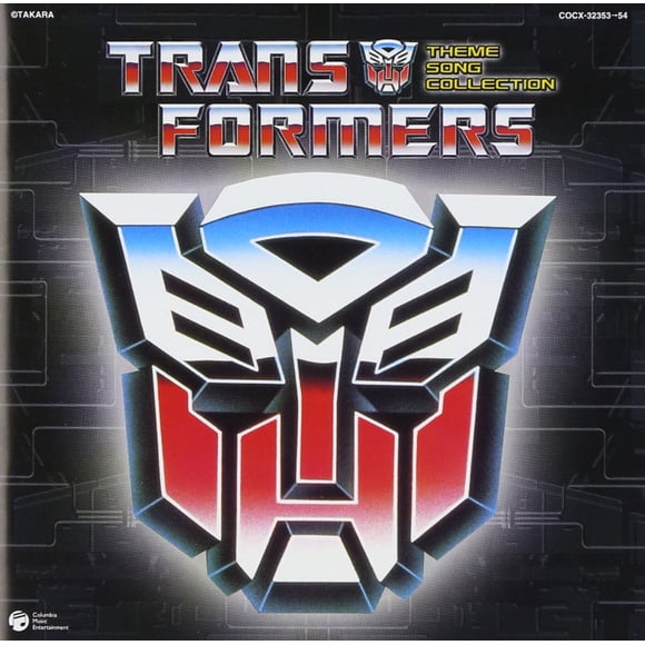 Álbum CD Nippon Columbia Colección de Canciones de Transformers