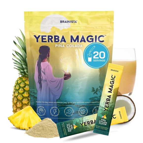 Bebida Instantánea Yerba Magic Yerba Mate Piña Colada 20 Sobres
