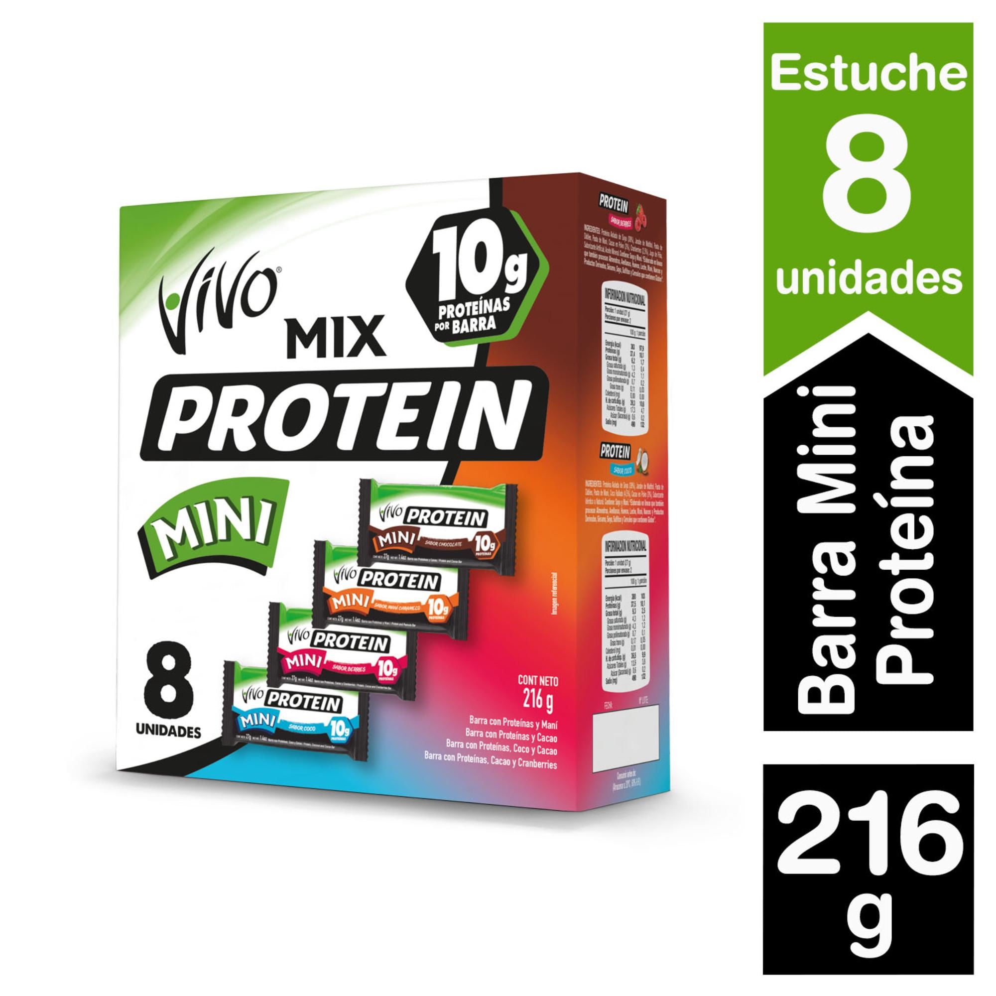 Barra Proteína Mini Mix 216 g Vivo