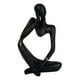 thumbnail image 4 of Ornamento Coleccionable De La Estatua Del Pensador Abstracto Para La Decoración Del Escritorio De La Sala De Estar Izquierda, 4 of 5