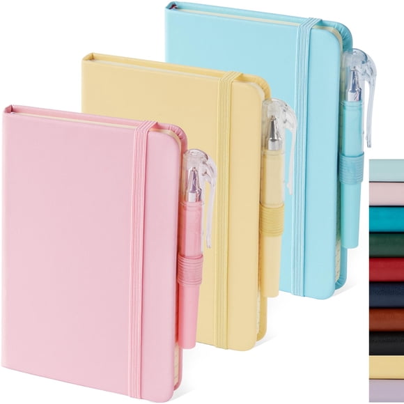 Cuaderno de Bolsillo Mini NIRMIRO con Bolígrafo 9x14 cm