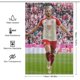 thumbnail image 2 of Harry Kane Cortina de Ducha para Baño Decoración del Hogar, Cortinas de Baño Impermeables Duraderas, Cortina de Baño, Decoración de Baño para Adultos Niñas Niños, Regalos para Casa 119cmX180cm, 2 of 6
