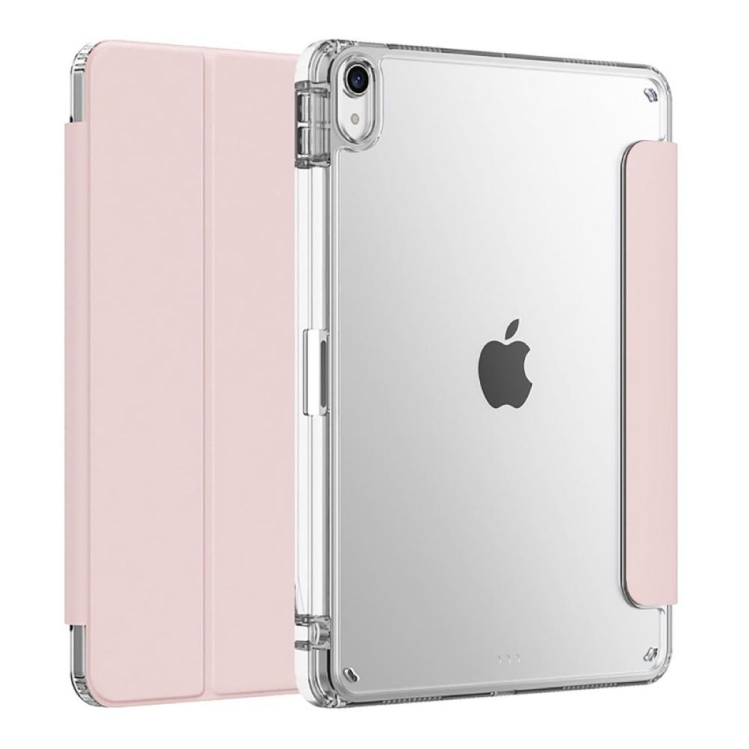 Mar Cases - Carcasa Smart Cover Clear Para Ipad A16 11th Gene 11 Rosado