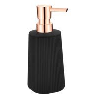 Magideal - Dispensador De Jabón De Manos Vacío Botellas De Bomba Recargables Para Loción Bomba De Jabón Botellas De Champú Para Cocina Baño Crema Hidratante Cham Negro