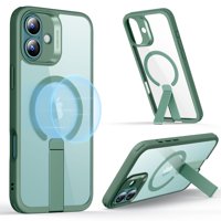 Funda Esr Para Iphone 16 Con Soporte, Magsafe, Transparente Verde
