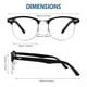 thumbnail image 5 of Gafas CGID Happy Store CN56 UV400 de inspiración vintage, 5 of 5