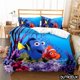 thumbnail image 2 of Cartoon Finding Nemo Duvet Cover Set Ocean Life 3D Bedding Set Quilt Cover With Pillowcase Set Bedclothes For Kids Boys, 2 of 5