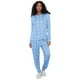 thumbnail image 1 of Pijama Mujer Full Print Polypeach Celeste Corona, 1 of 5
