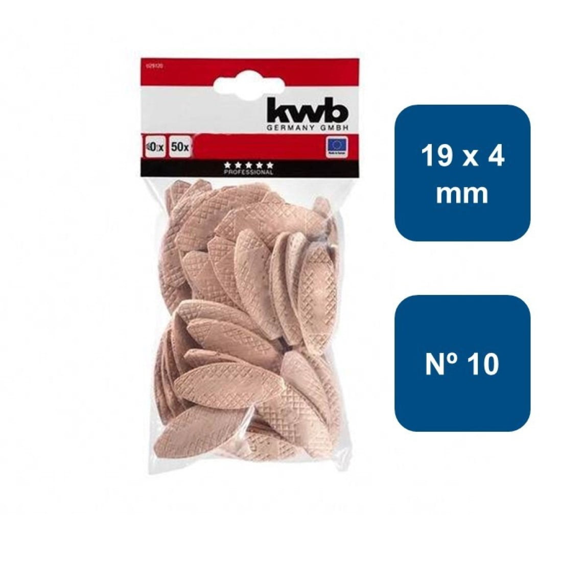 Kwb - Galletas Para Ensamblar Madera 50un. Nº10