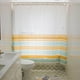 thumbnail image 2 of Cortina Baño Tela Mas Flecos Marinera Turquesa, 2 of 4