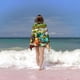 thumbnail image 2 of Gigantosaurus Toalla de playa de secado rápido con diseño temático, regalo para mujeres y niñas, ideal para cumpleaños, fans, amantes de la música, uso en la playa o al aire libre, 78 × 150 cm, 2 of 6