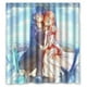 thumbnail image 1 of Cortina de ducha Fresh Lover Measure, juego de cortina de baño con ganchos, tamaño 66 x 72 pulgadas, 1 of 3