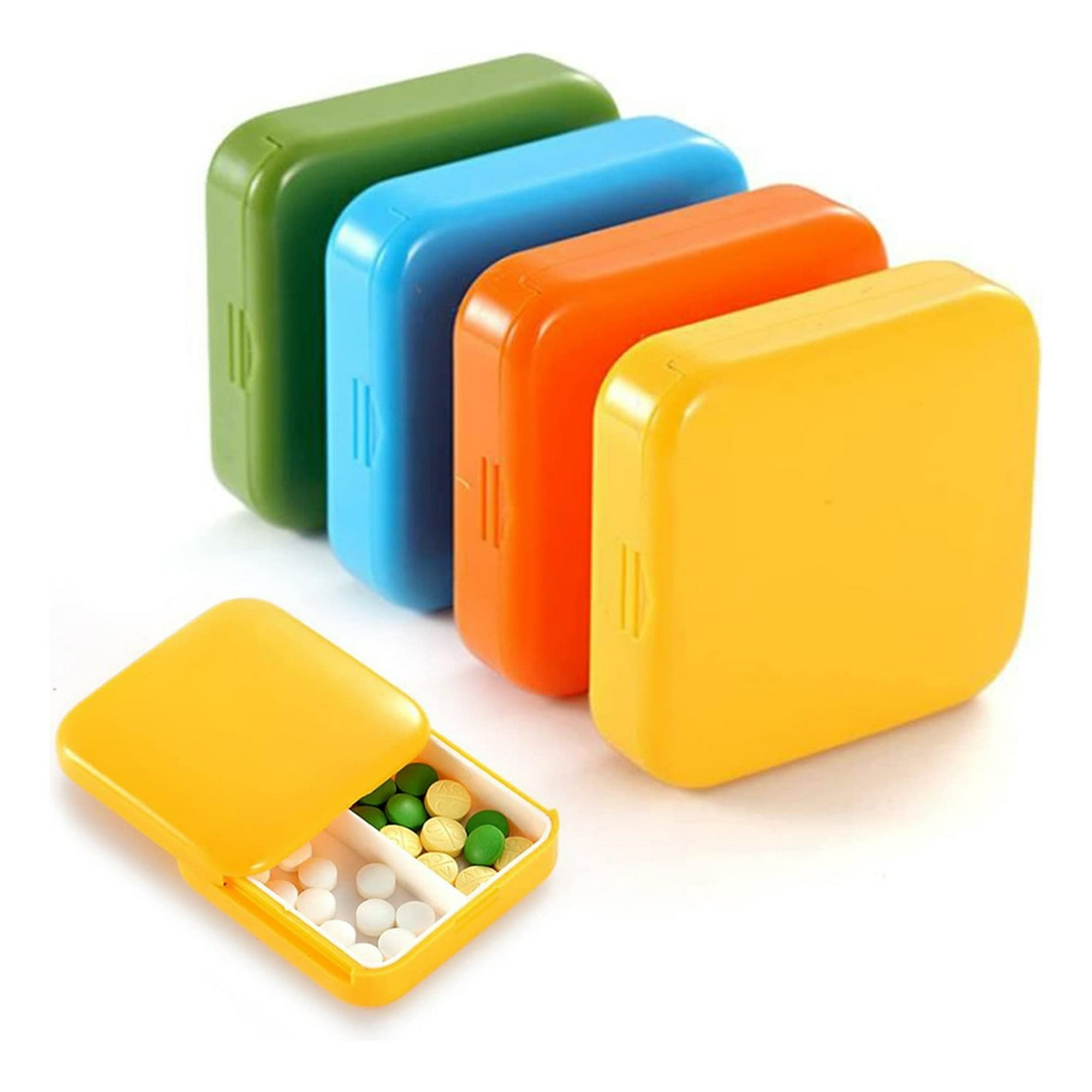 Genérico - Set 5 Pastilleros Mini Medicina Tabletas Comprimidos Lau