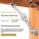 thumbnail image 2 of 2 Paquetes De Amortiguador De Bisagra De Soporte De La Estancia Del Elevador De La Puerta Del Mueble Del Armario Soporte Hasta 5 8kg Ángulo De Apertura 110 ° Viene Con La Llave Hexagon, 2 of 3