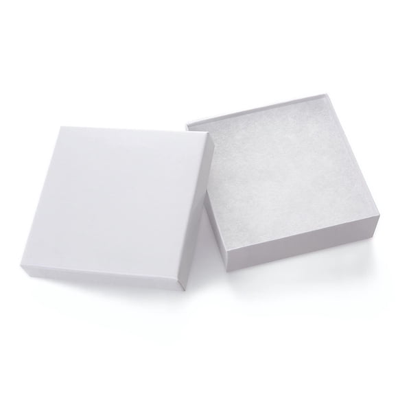 Cajas de regalo GEFTOL 96 unidades 9 × 9 × 3 cm cartón blanco